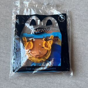 McDonald's Nerf Disk Blaster‎ Challenge Happy Meal Toy #1 New